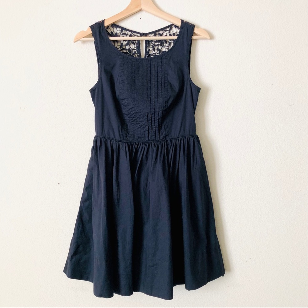 Anthropologie Moulinette Soeurs Melora Navy dress